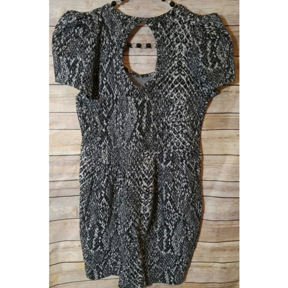 Lipsy Leopard Snake print Sheath Dress - Picture 2 of 4